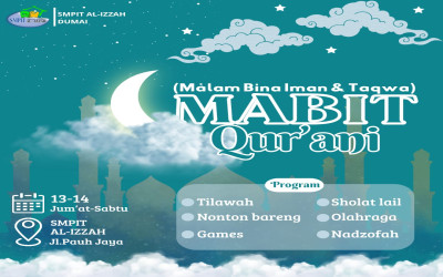 SMP IT Al Izzah Gelar Mabit Qur'ani untuk Bentuk Generasi Cinta Al-Qur'an