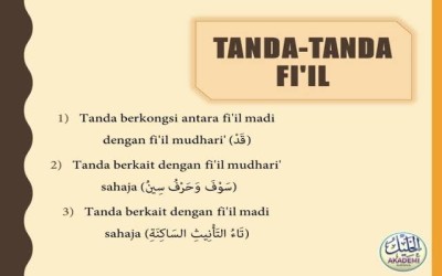Mengenal Lebih dekat dengan Fiil : tanda-tanda dan contohnya